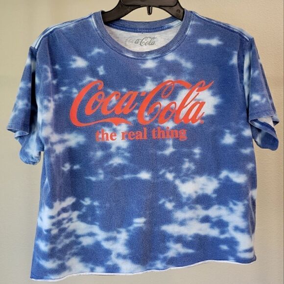 VTG Style Coca-Cola Coke Crop Top Soft Stretch - Picture 1 of 6